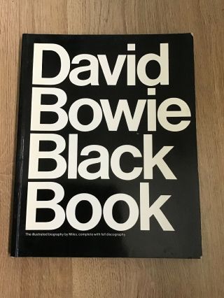 David Bowie Black Book 1980 - Vgc - Rare And Collectable - Illustrated