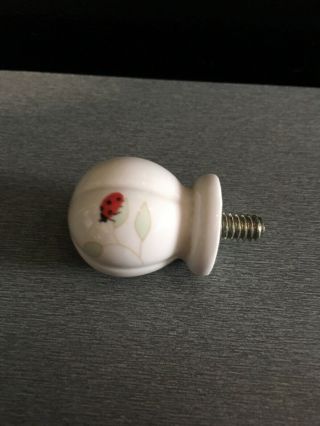 Lenox Butterfly Meadow Paper Towel Holder Replacement Knob Rare Retired Part 2