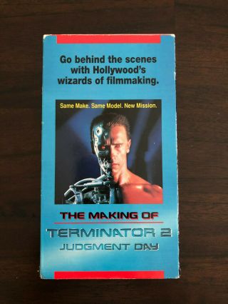 The Making Of Terminator 2 Vhs Rare Fan Club Release