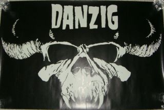 Danzig Poster 1988 35x23 Def American Rare Misfits Collectible