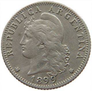 Argentina 20 Centavos 1899 Rare T76 305