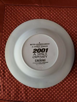 2 - Rare Wedgewood 2001 A Space Odyssey Plate Ashtray Stanley Kubrick 1968