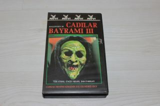 Jason Halloween John Carpenter 13th Friday Horror Rare Turkish Hard To Find Beta