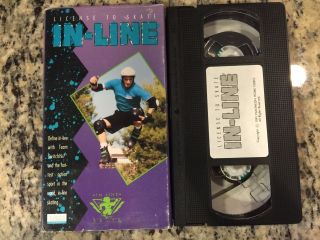 License To Skate In - Line Rare Vhs Not On Dvd 1991 Team Switchhit Rollerblading