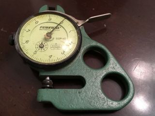 Rare Vintage Federal Thickness Gauge Indicator C21 22p - 10/machinist Tool
