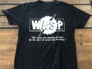 W.  A.  S.  P.  - Rare Shirt - Size S - The Last Command