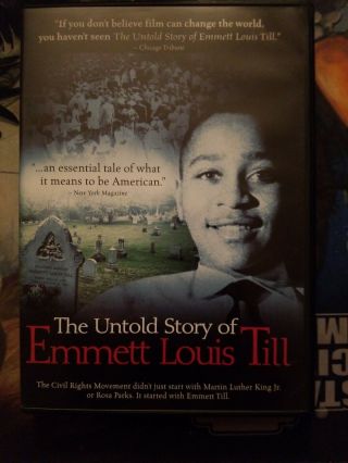 The Untold Story Of Emmett Louis Till (rare Oop 2005 Dvd)