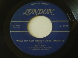 Billy Fury Like I ' ve Never Been Gone 45 RARE CANADA PRESS Strong VG, 2