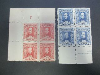 Pre Decimal Stamps: Sturt Blocks - Rare (g325)