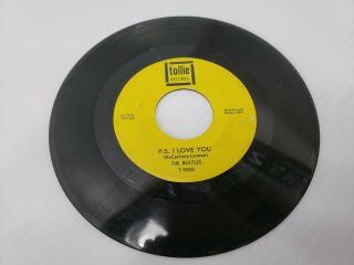 RARE ROCK 45 RPM - THE BEATLES - TOLLIE 9008 - 