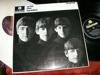 The Beatles - With The Beatles,  Rare 1963 Uk First Press Mono Lp / Inner