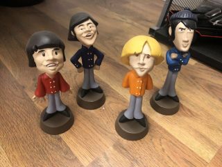 The Monkees Resin Figure 6” Statue Collectible Rare Set Davy Peter Micky Mike