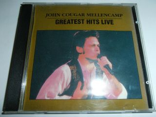 John Cougar Mellencamp ‎– Greatest Hits Live / Cd Rare