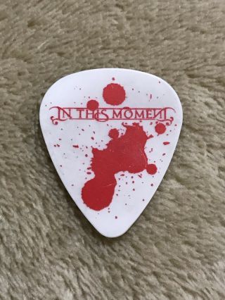 In This Moment 2013 Carnival Of Madness Tour Guitar Pick - Very Rare