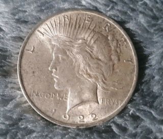 1922 P Bu Gem Peace Silver Dollar Unc U.  S.  Rare Coin