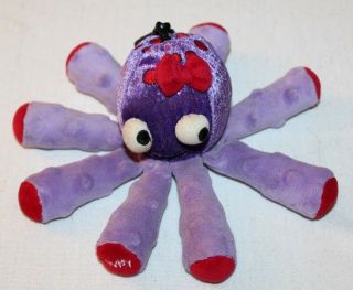 Retired Scentsy Buddy Clip Bubbles The Octopus Berry Bubble Purple 8 " Plush Rare
