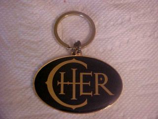 Cher Logo Keychain.  Rare