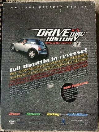 Drive Thru History Ancient History Series Extended Length DVD set RARE 2