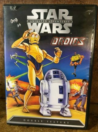 Star Wars Animated Adventures - Droids (dvd,  2004) Rare Oop