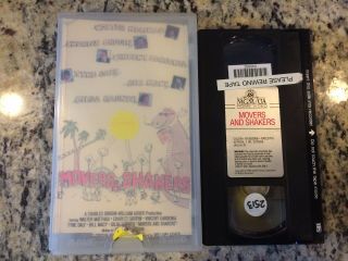 Movers & Shakers Rare Oop Vhs Not On Dvd 1985 Walter Matthau,  Charles Grodin