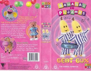Bananas In Pyjamas Beat Box Vhs Video Pal A Rare Find