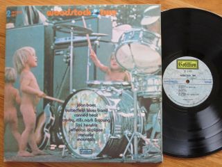Rare Press Woodstock Two - Vinyl (2) Lp Set - Cotillion Sd 2 - 400 - Blue Labels