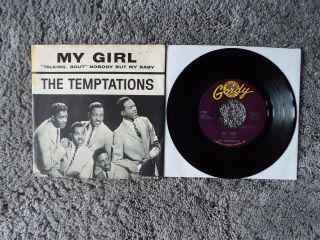 Very Rare Motown Soul - Gordy 7038 - The Temptations - My Girl - 45 - (nm - Vinyl) W/sleeve