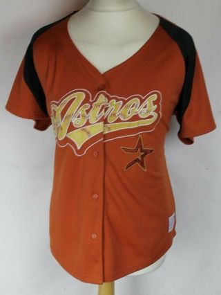 Houston Astros Baseball Jersey Womens Xl Rare Merchandise