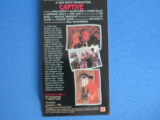 LA CAPTIVE (CAPTIVE) VHS G MEGA RARE FRENCH NTSC THRILLER 2