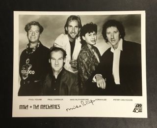 Signed Mike Rutherford Autographed Photo Photograph Rare Music Genesis