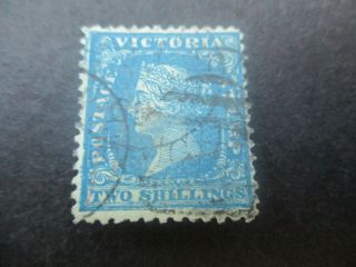 Victoria Stamps: 2/ - Blue Perforated - Rare Items - Rare (f311)
