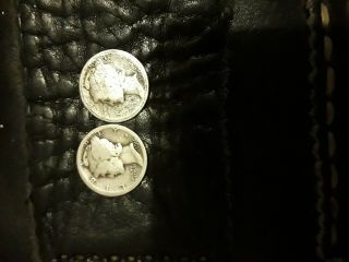 2 1916 Mercury Dimes 10c Rare Key Date Coin 1916 D & 1916 Philadelphia