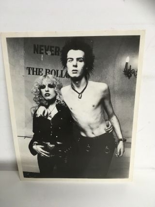 Sex Pistols Rare 1977 Anabas Products Photograph Sid And Nancy