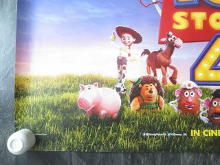 TOY STORY 4 UK MOVIE POSTER QUAD DOUBLE - SIDED CINEMA POSTER 2019 RARE 3