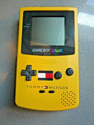 Nintendo Game Boy Color - Tommy Hilfiger Edition Cgb - 001 Rare