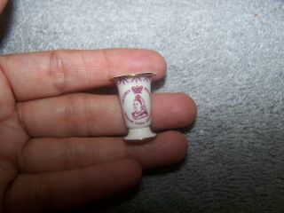 1:12 Miniature Dollhouse Stokesay Ware Queen Victoria Vase RARE Fine Porcelain 5