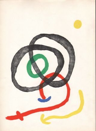 Joan Miro - Hai Ku - Rare Lithograph 1967 Maeght France Art