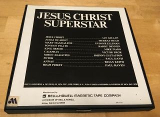 Jesus Christ Superstar Decca Stereo Reel To Reel Tape Rare 1970 2