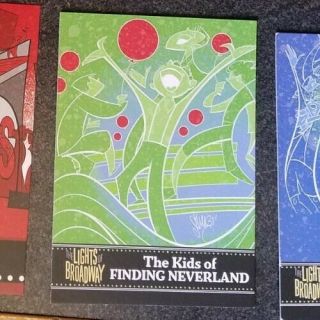 Lights Of Broadway Card - - The Kids Of Finding Neverland (spring 2016) (rare)