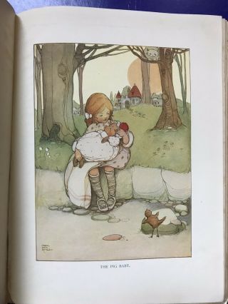 1920s Rare Vintage Mabel Lucie Attwell colour Plates Alice In Wonderland Prints 5