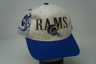 Rare Vtg Sports Specialties Los Angeles Rams Nfl Pro Line Snapback Hat 90s La