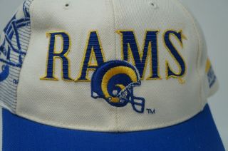Rare VTG SPORTS SPECIALTIES Los Angeles Rams NFL Pro Line Snapback Hat 90s LA 2