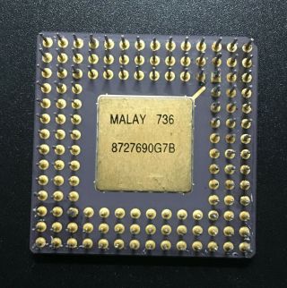 Rare Intel MG80386 - 16 CPU 32bit Processor 386 16MHz PGA132 4