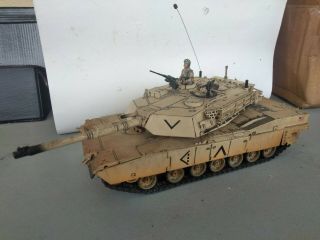 1:32 Us M1a1 Abrams Tank Kuwait 1991 Forces Of Valor Enthusiast Edition Rare