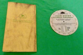Vintage John Deere Plow,  Planter and Tractor Sales Items (1959 - 1960) Rare 3