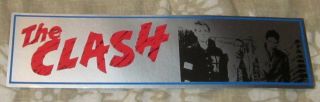 Rare The Clash Debut Album Music/concert Bumper Sticker/decal