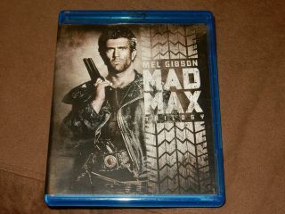 " Mad Max Trilogy " Rare Blu - Ray Set Region A Mel Gibson Cult Classic Series