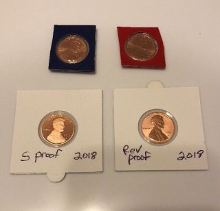 2018 S Reverse Proof,  Proof P,  D Rare Only 200k Minted Lincoln’s