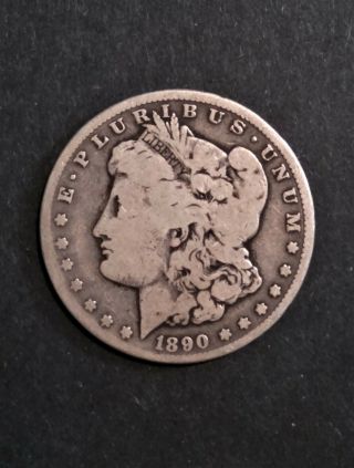 1890 Cc Morgan Silver Dollar Key Date Not Graded Raw And Rare