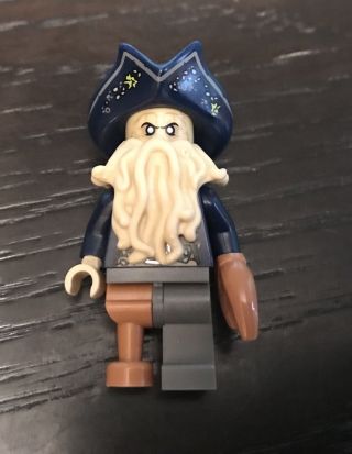 Rare Authentic Mini Figure Lego 4184 Pirates Of The Caribbean Davy Jones